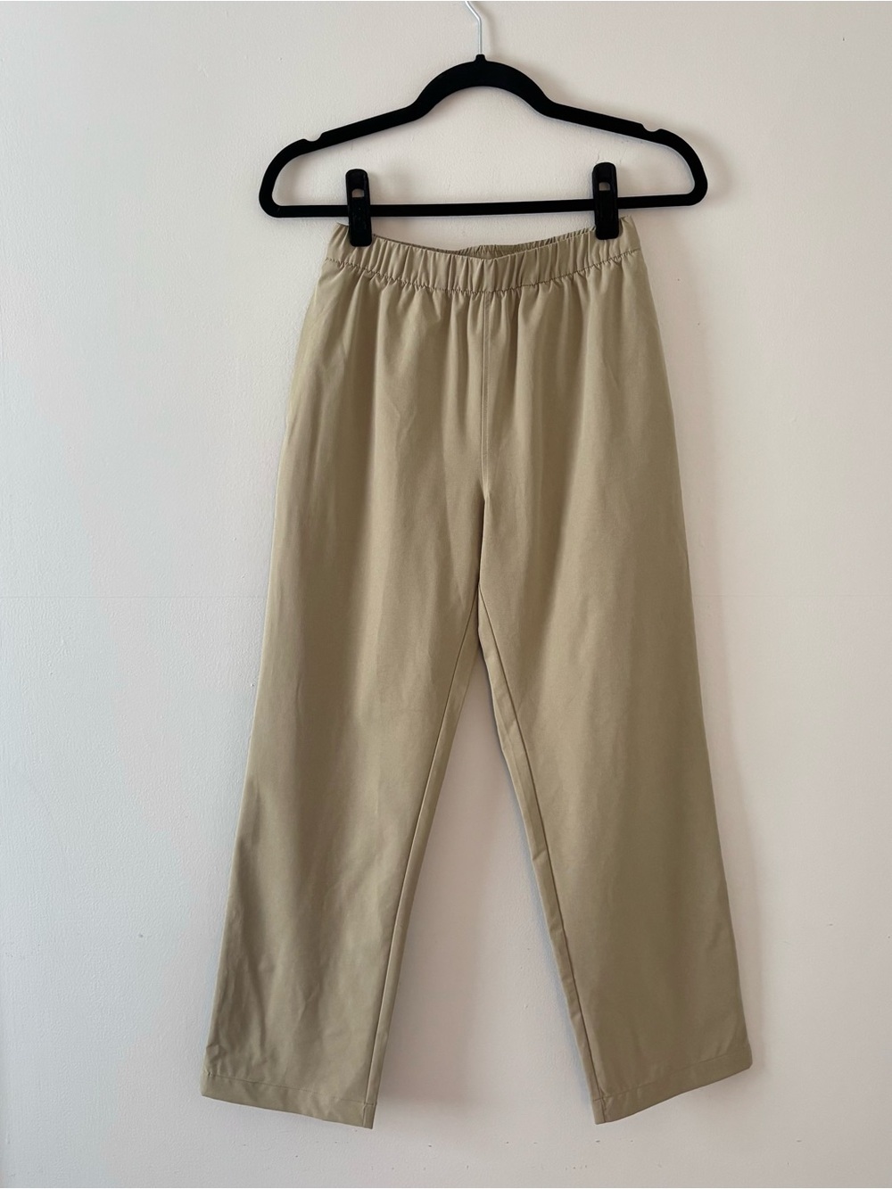 Tracksmith Women’s Pull-On Pants Straight Leg Elastic Waist Drawstring Running